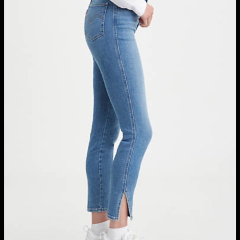Levi’s 721 high rise skinny ankle button front jeans - Picture 2 of 16